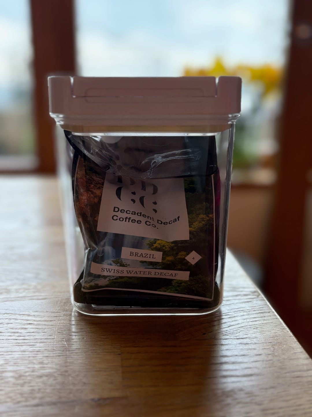 Customer photo review of Brazil Decaffeinated Coffee - Swiss Water Decaf Process - Strength 4 - Decadent Decaf