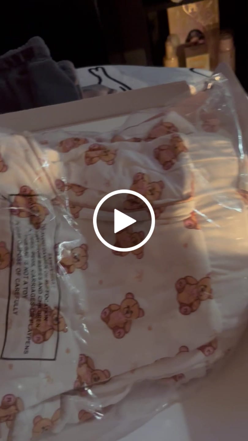 Customer video review of Women's Teddy Bear Pyjamas