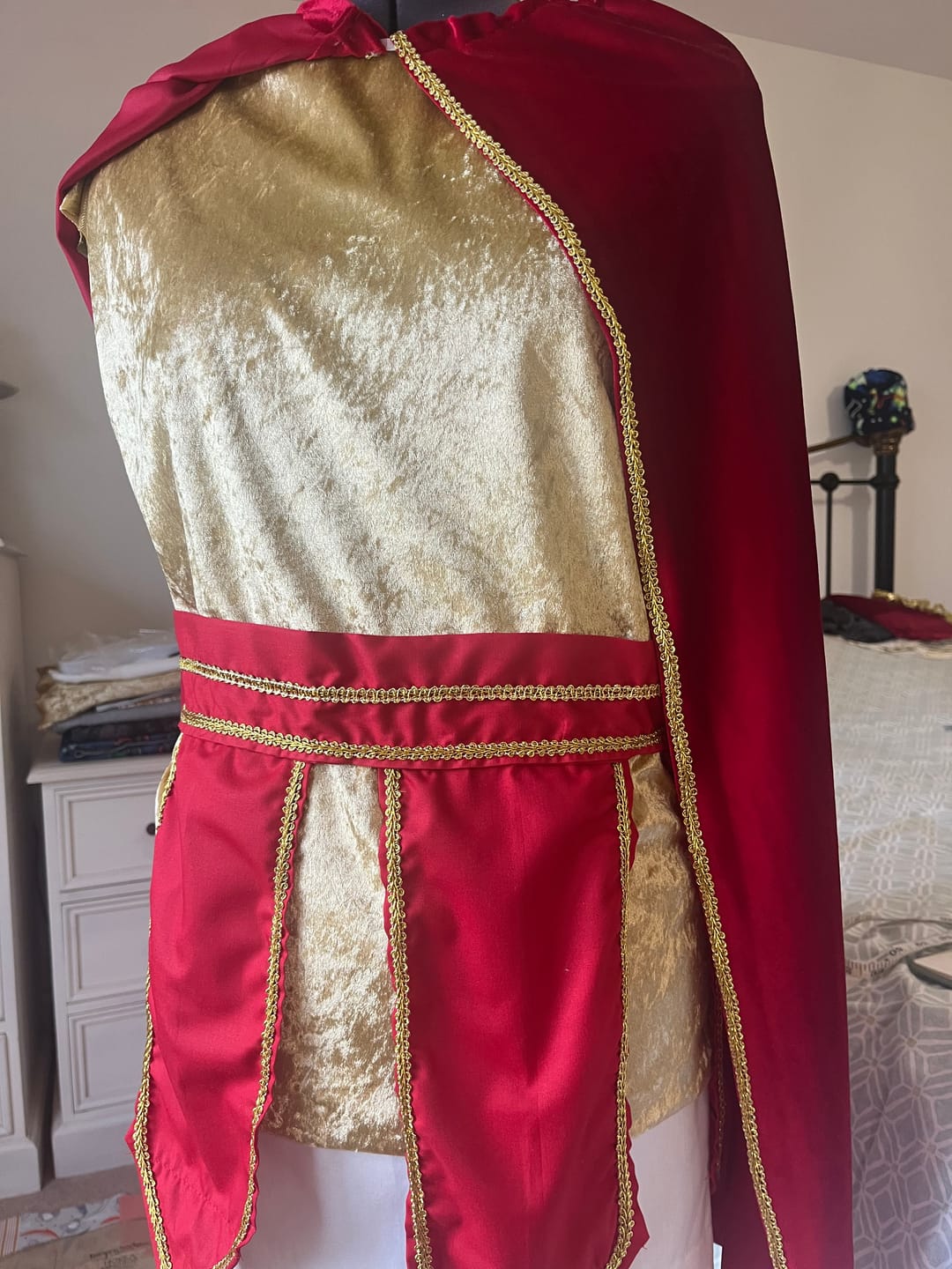 Customer photo review of Crushed Velvet Fabric