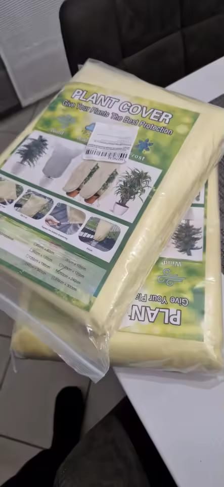 Customer photo review of Winter Plant Protection Bag – Fleece Frost Cover with Zipper