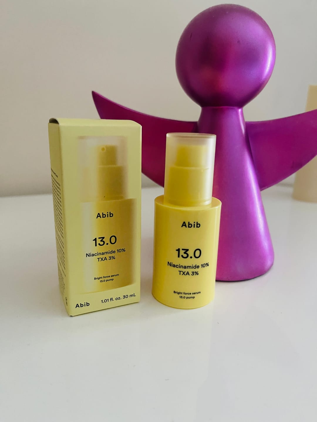 Customer photo review of Bright force serum 13.0 pump
