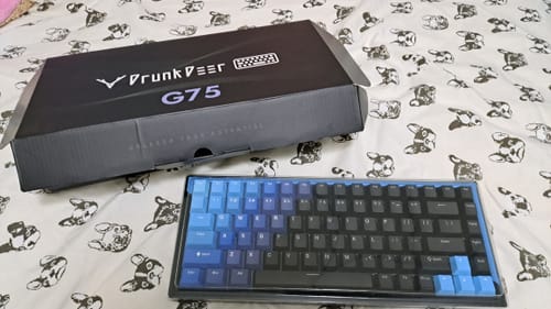 Customer photo review of DrunkDeer G75 - Wired Actuation Distance Adjustable HE Magnetic Switch Keyboard