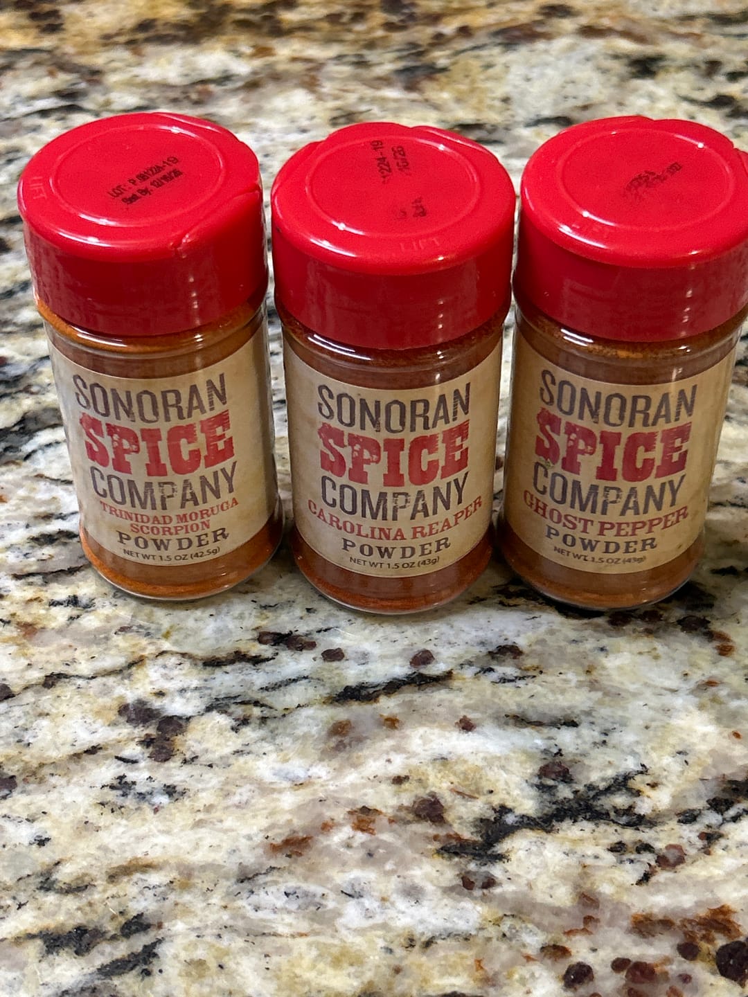 Customer photo review of World's Hottest Pepper Powder 1.5 Oz Spice Gift Box