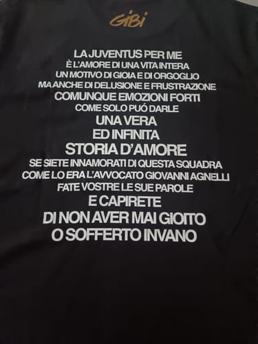 Customer photo review of T-Shirt LA JUVENTUS PER ME