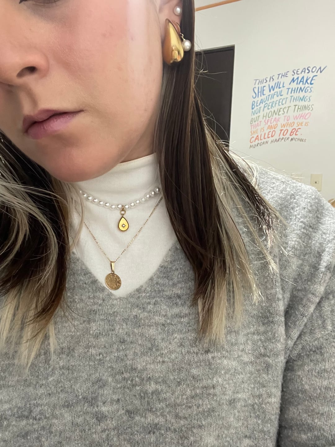 Customer photo review of Collar Pearl Stella