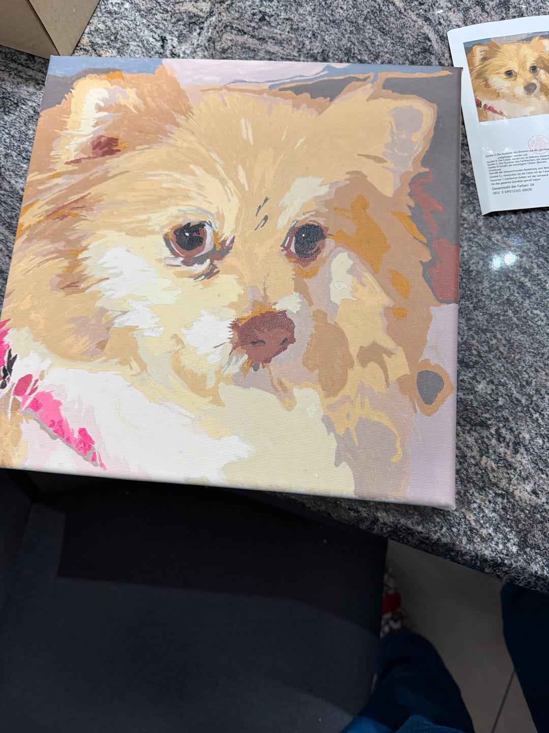 Customer photo review of Dein eigenes Bild oder Foto - Malen nach Zahlen