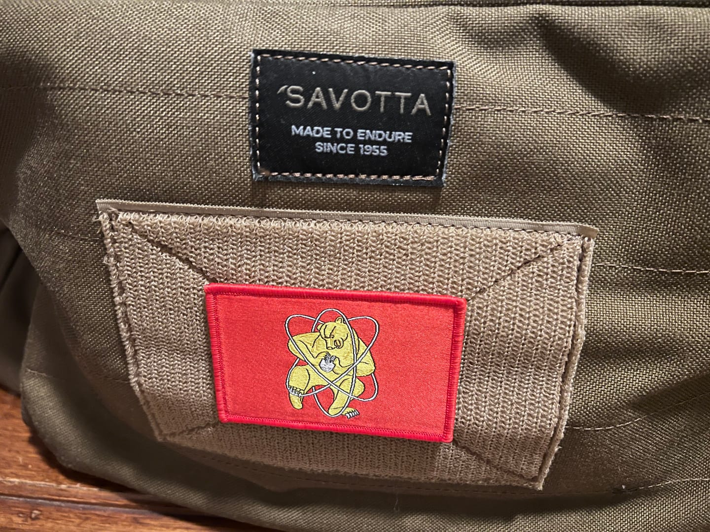 Customer photo review of Zheleznogorsk Town Flag Patch