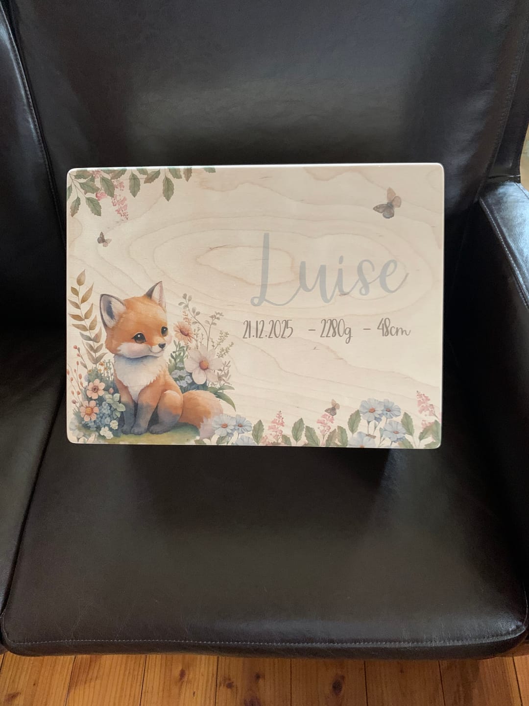 Customer photo review of Erinnerungsbox Baby - Baby Fuchs