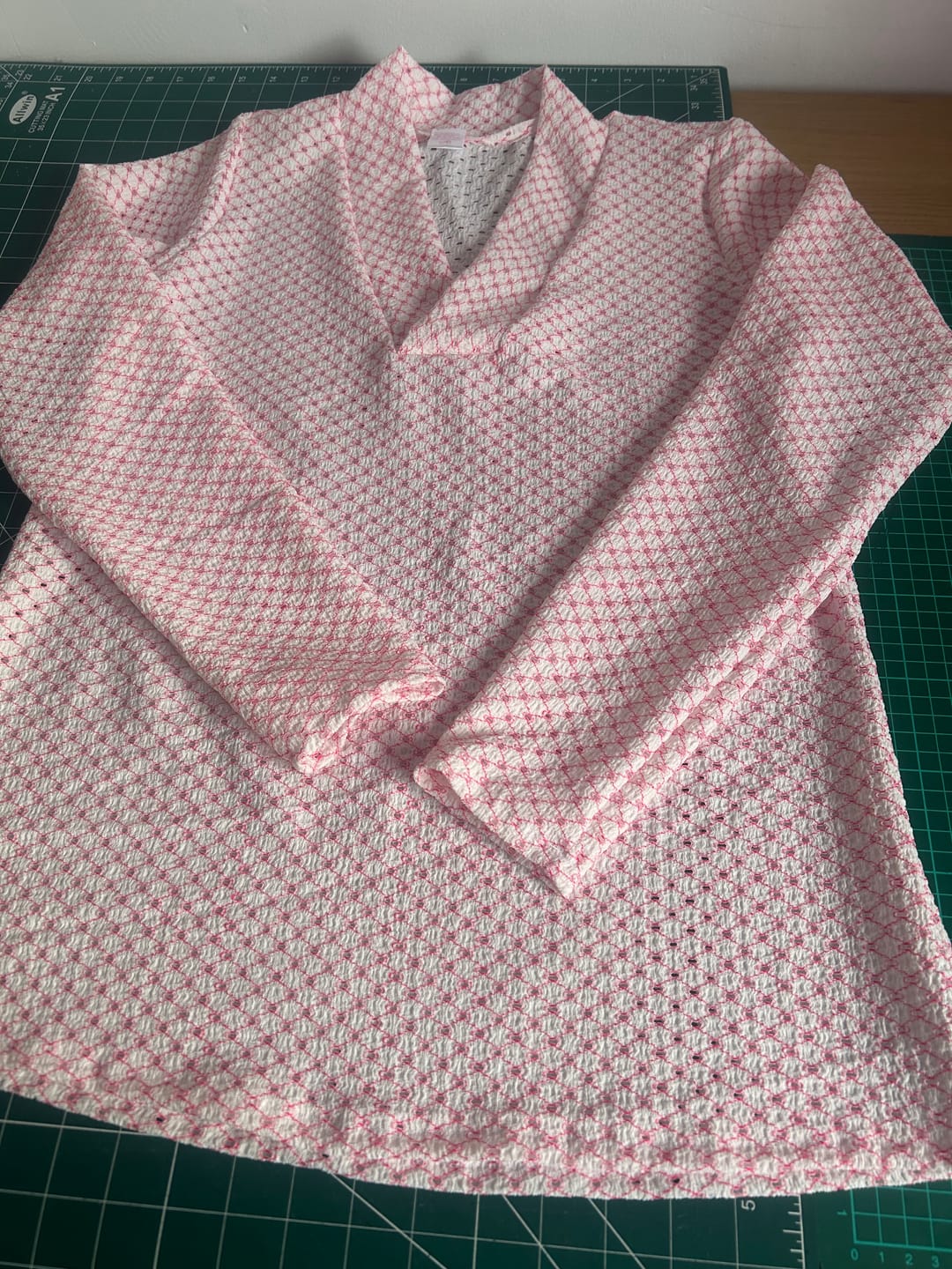 Customer photo review of Airy Prism Knitted Fabric