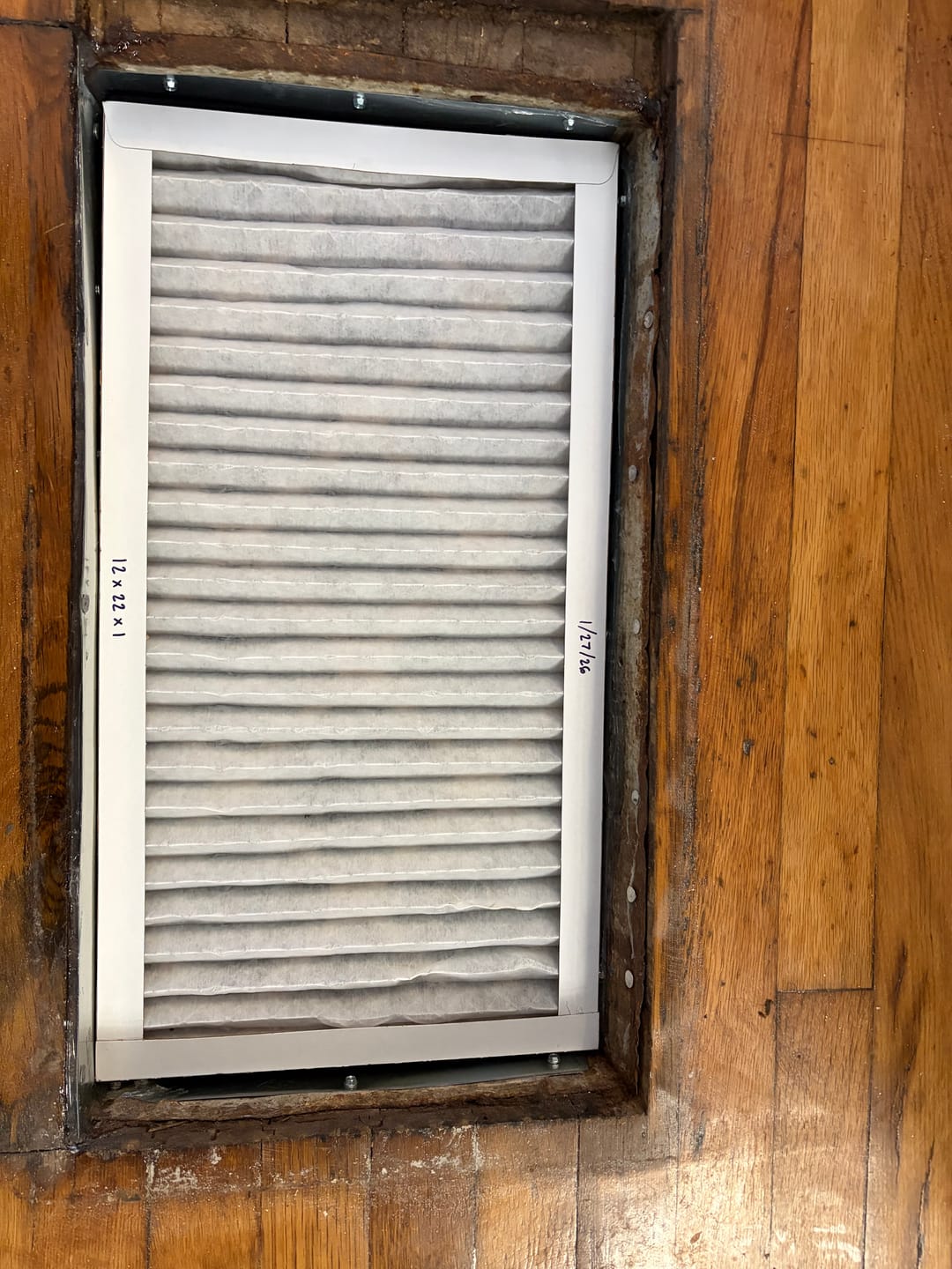 Customer photo review of 12x22x1 Air Filters