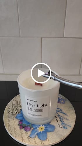 Customer video review of First Light Candle
