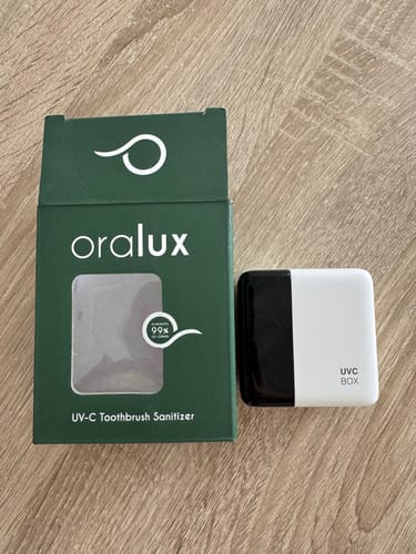 Customer photo review of Oralux UV Toothbrush Sanitizer