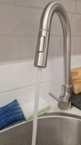 Customer photo review of Falkenberg - Touch Kitchen Faucet with Pull-Out Sprayer