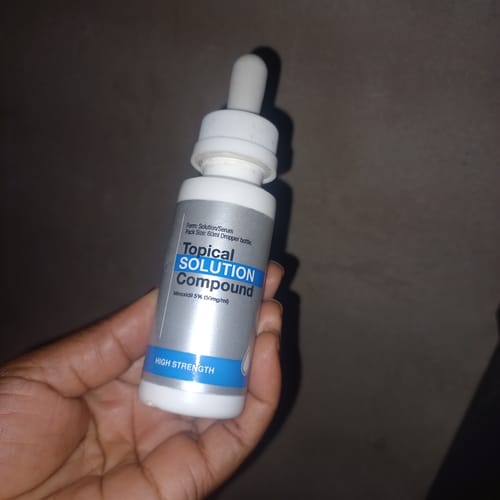 Customer photo review of Minoxidil High Strength (5%) SOLUTION, 3x60ml pack