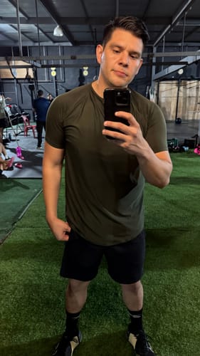 Customer photo review of Training Sport Tee - Black