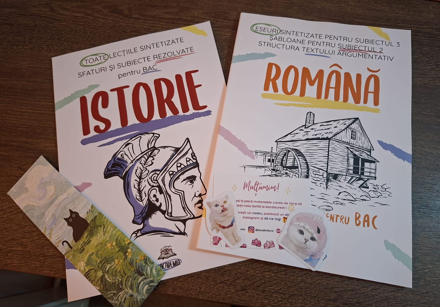 Customer photo review of Pachet Bacalaureat (Română + Istorie) Bacademia