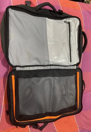 Customer photo review of The Digital Nomad Backpack