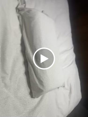 Customer video review of Contour Memory Foam Pillow suitable for Neck & Shoulder Pain
