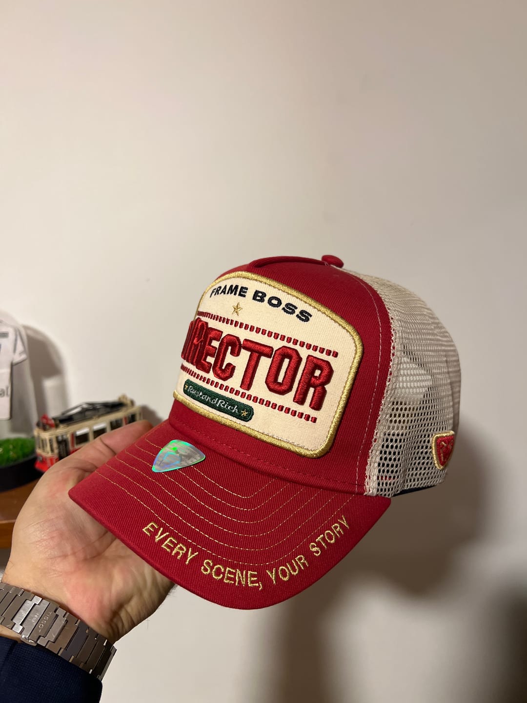 Customer photo review of Trucker Hat - Professional Collection - Director - Kırmızı