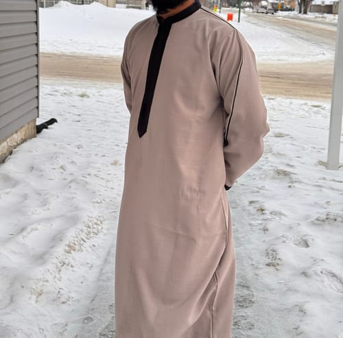 Customer photo review of Royal Thobe – Beige