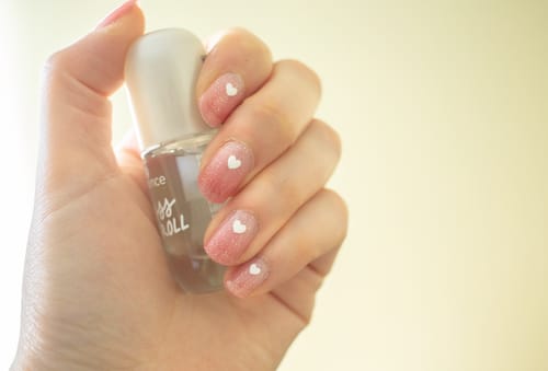 Customer photo review of Pink Heart  | Stickers de Esmalte
