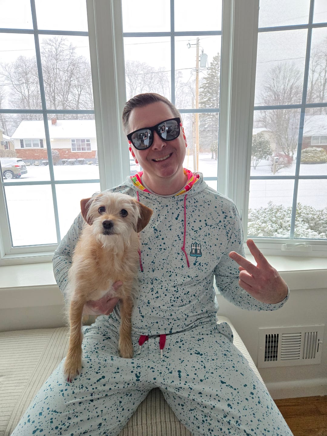 Customer photo review of Electric Pink Cabana Shades