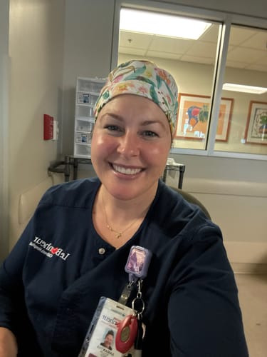 Customer photo review of Rose Drama Satin