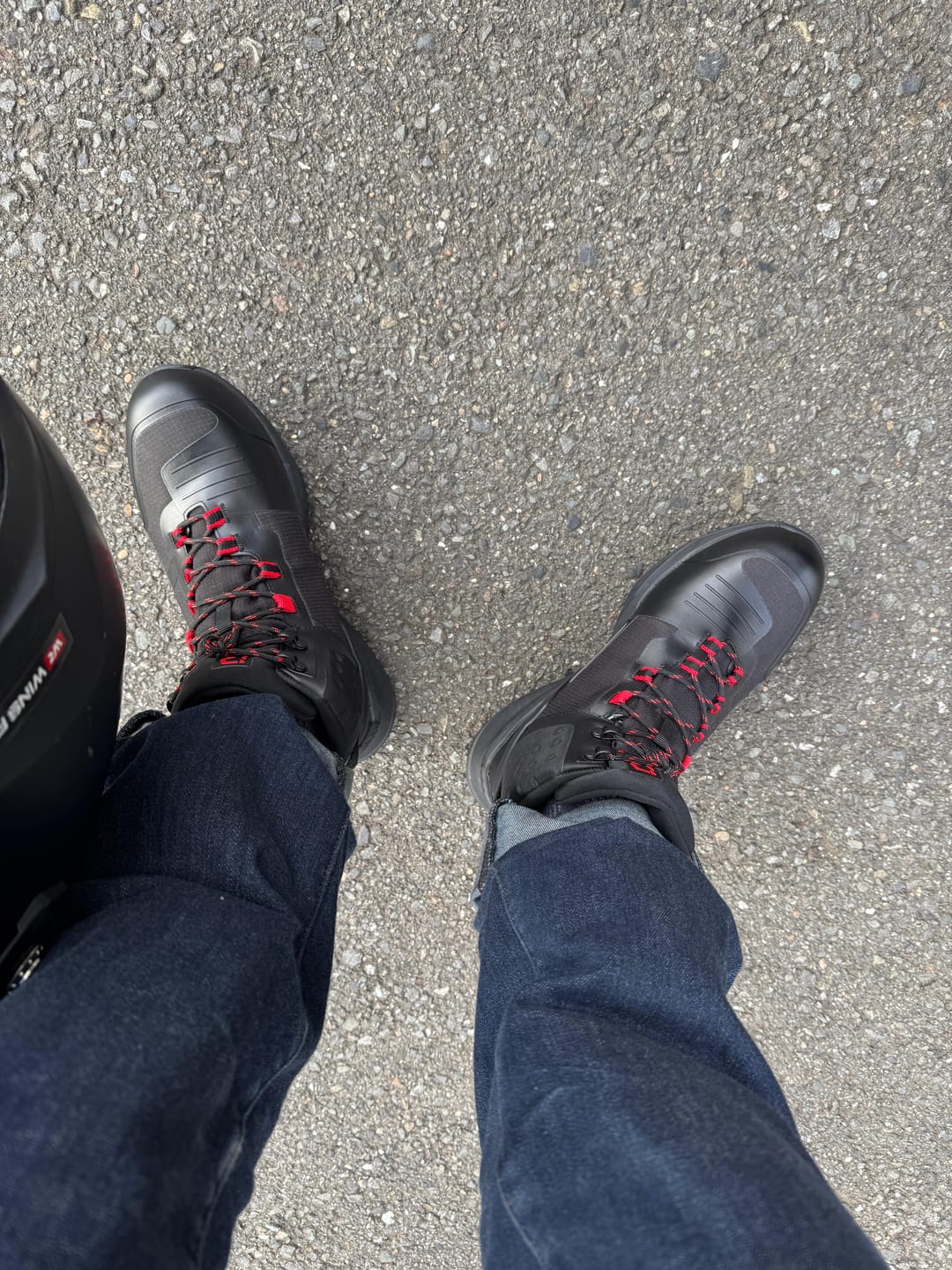 Customer photo review of RIDEIRON防水スポーツツーリング冒険用ブーツ|MS6005