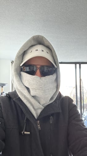 Customer photo review of HJK Exclusive Double Panel Hooded Jacket