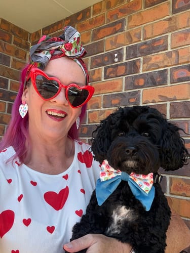 Customer photo review of EARRINGS - SWEET TALKER