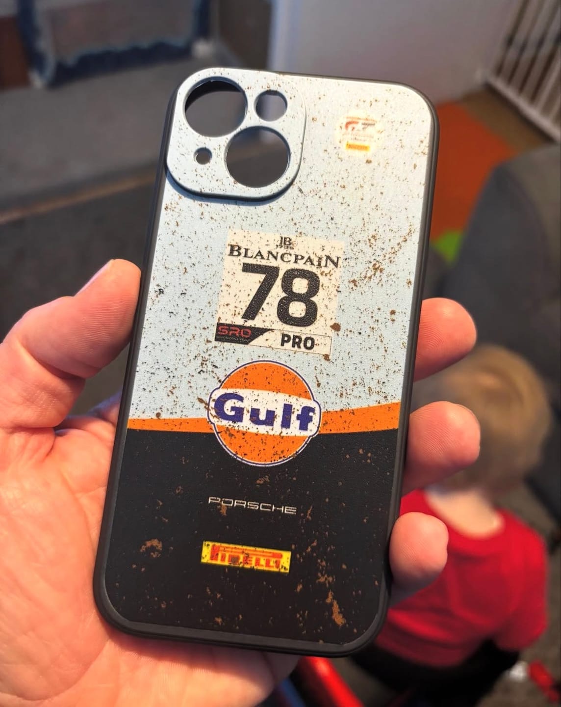 Customer photo review of Gulf Porsche GT Livery - Individuelle Handyhülle für iPhone