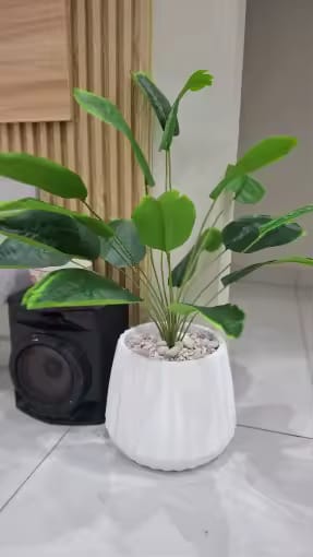 Customer photo review of Large Artificial Palm Tree – Real Touch Banana Plant