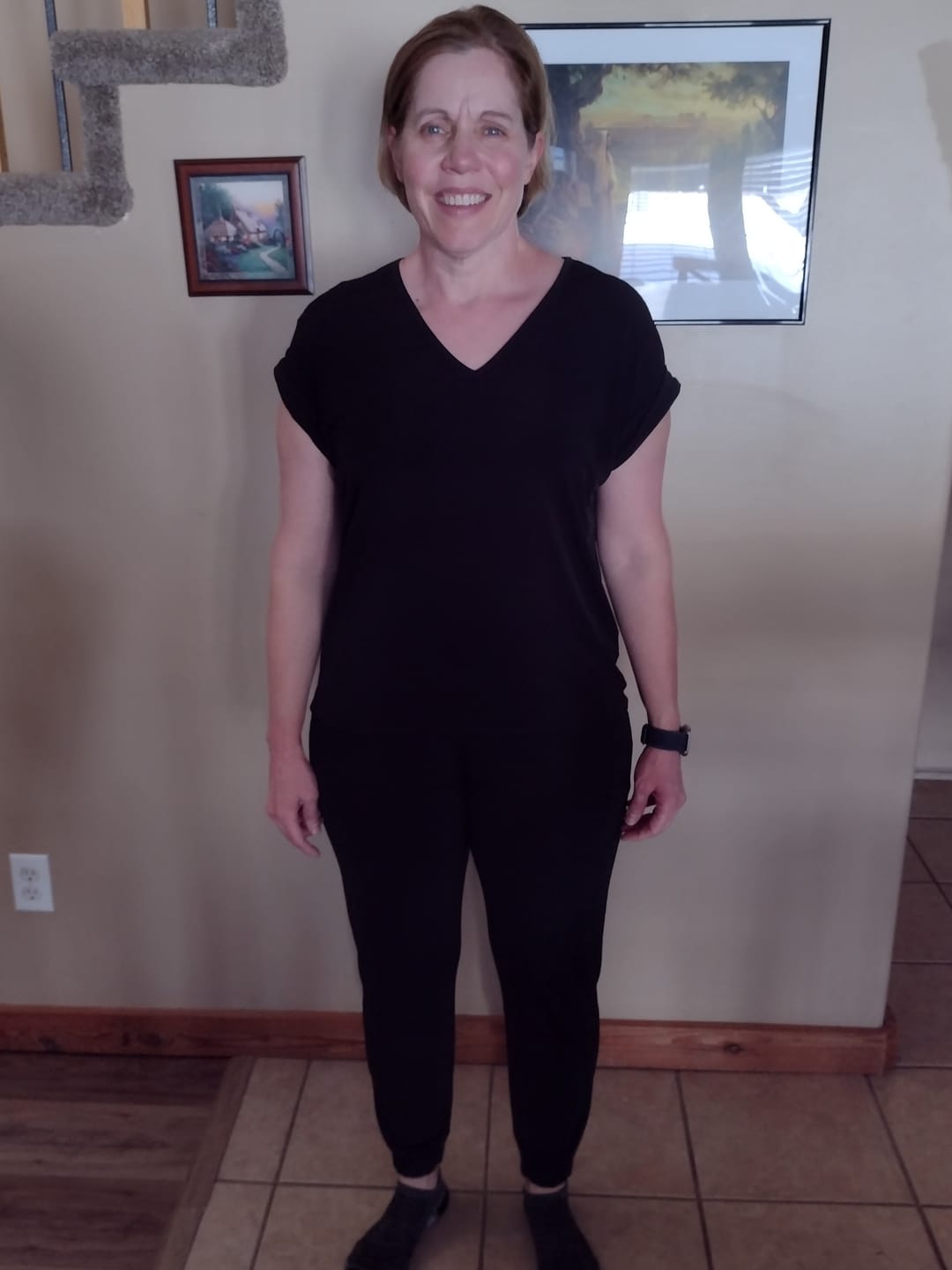 Customer photo review of Brigitte Brianna Blouse Tee