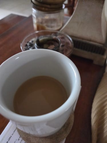 Customer photo review of Café Hacienda Doka Peaberry AA