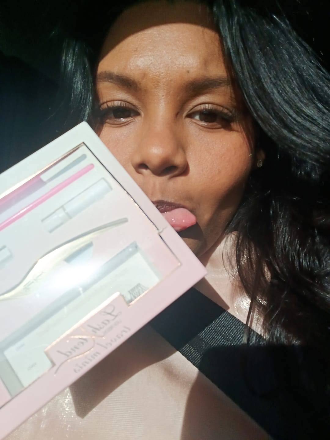 Customer photo review of Travel Minis DIY Lash Kit