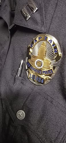 Customer photo review of Custom Badge Number Charges