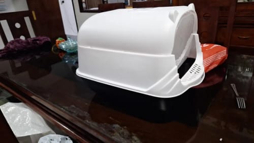 Customer photo review of The Easiest Way to Keep Cat Litter Off Your Floors — No Mess, No Stress
CleanPaws™ Litter Mat