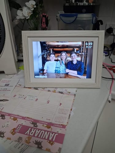 Customer photo review of Digital Photo Frame