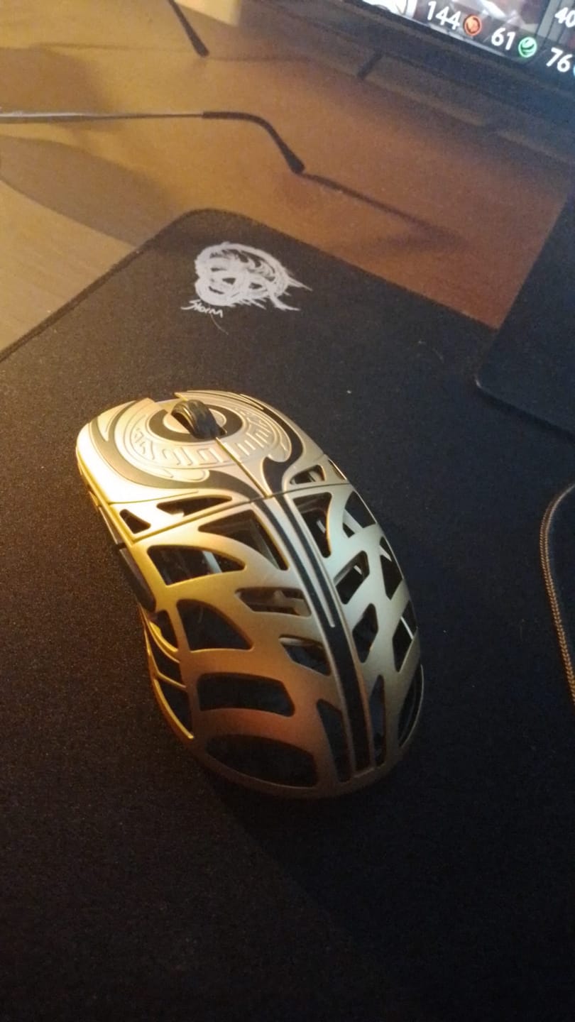 Customer photo review of WLMouse Strider Magnezyum Wireless Mouse