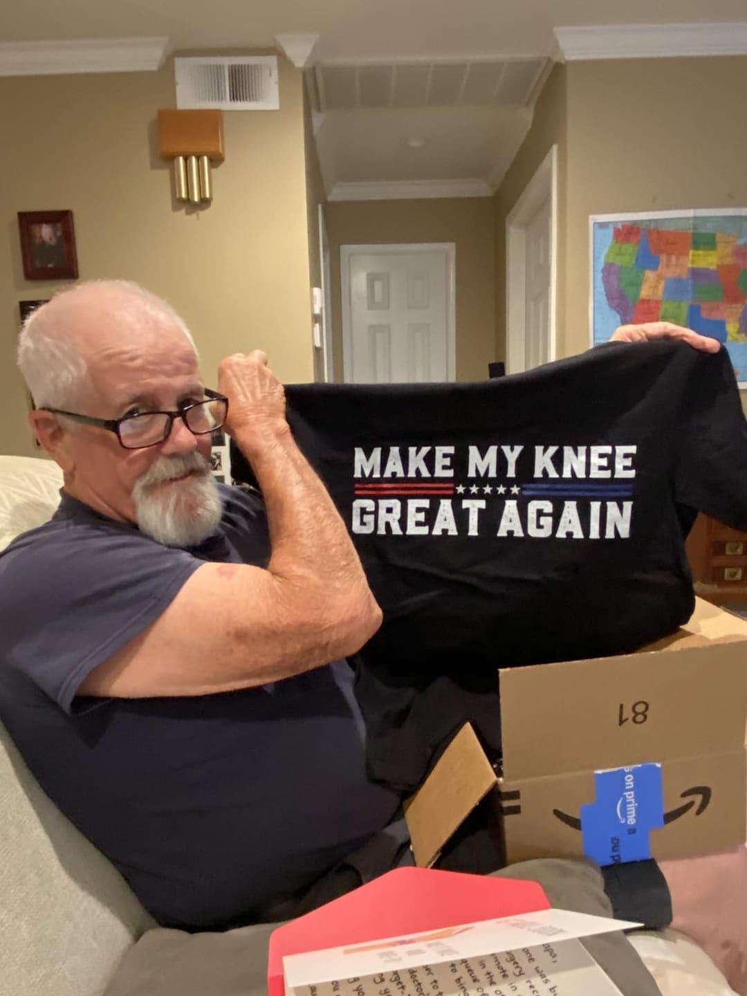 Customer photo review of TKR Warrior Not For The Weak T-Shirt
