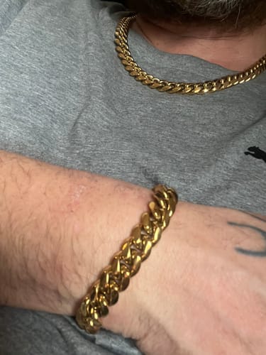 Customer photo review of Cuban Bracelet Silver | 8mm