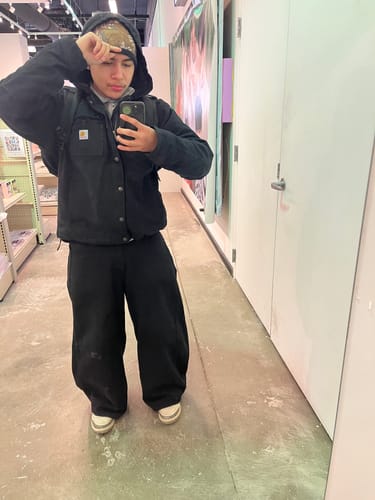 Customer photo review of Omirad Tie-Belt Barrel Jeans