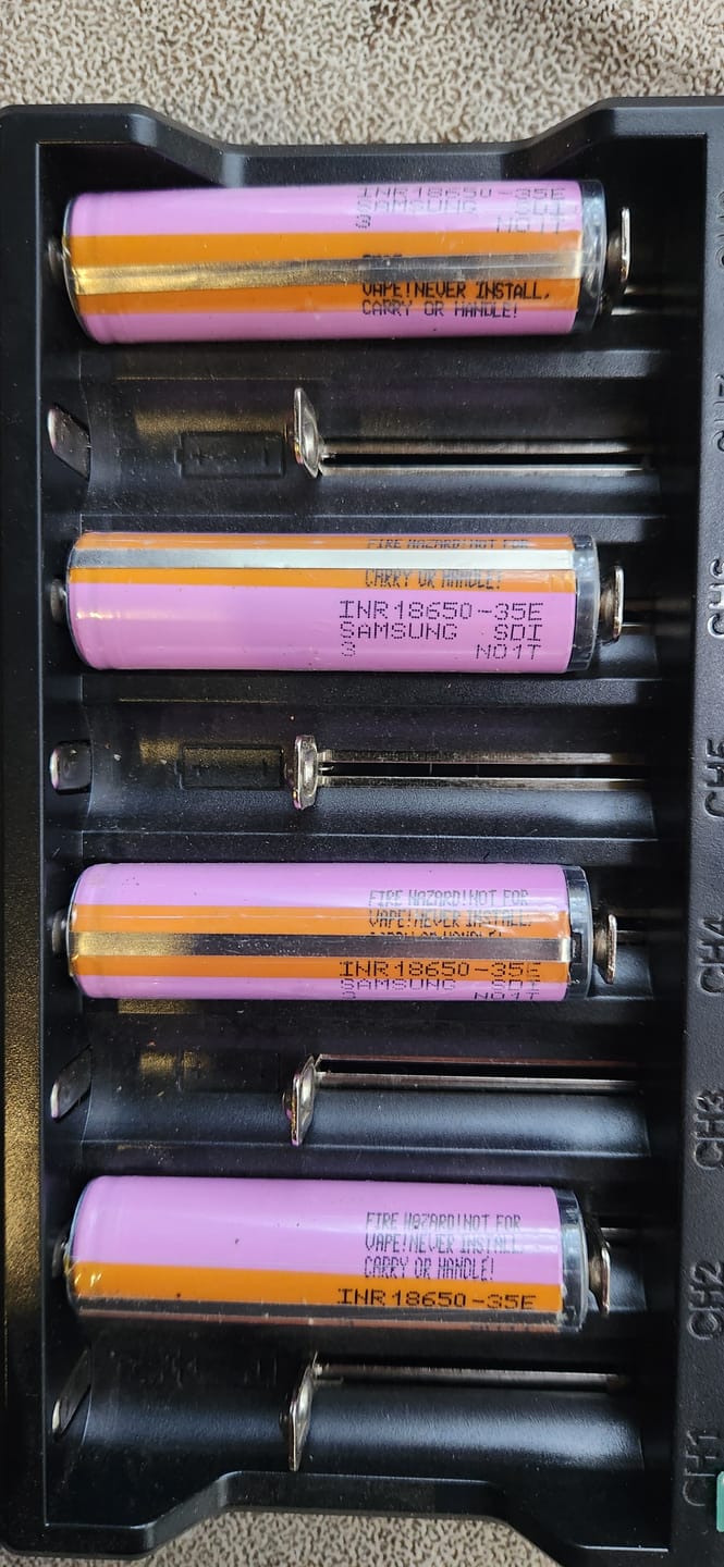 Customer photo review of Samsung 35E 18650 3500mAh 8A Battery - Protected Button Top