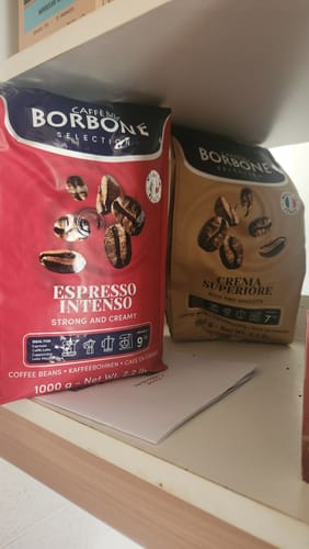 Customer photo review of CAFFE GRANO BORBONE ESPRESSO INTENSO 1 Kg