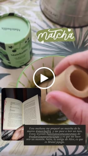 Customer video review of Té Matcha Premium 100%
