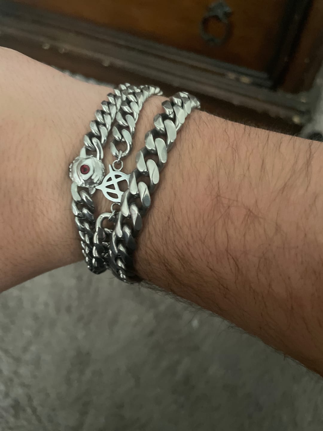 Customer photo review of EVIL EYE BRACELET