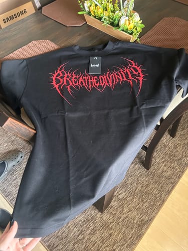 Customer photo review of Dragon Blade Oversized T-SHIRT [NIGHTMARE]