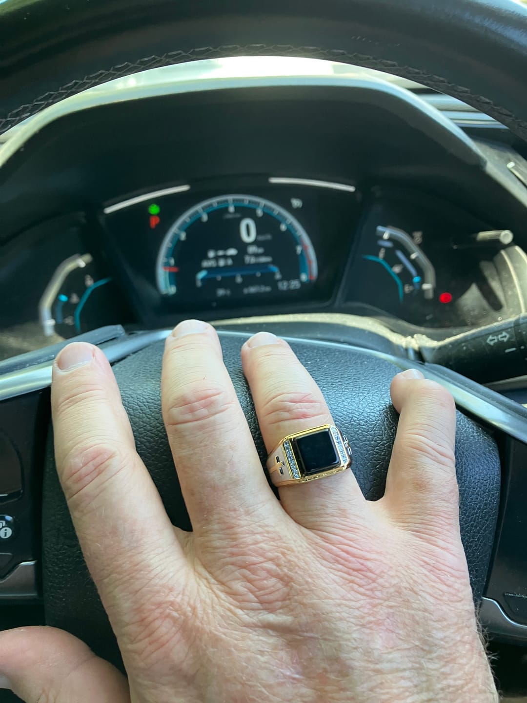 Customer photo review of FREE Today: Christian Faith Two Tone Plated Cross Ring - With God All Things Are Possible
