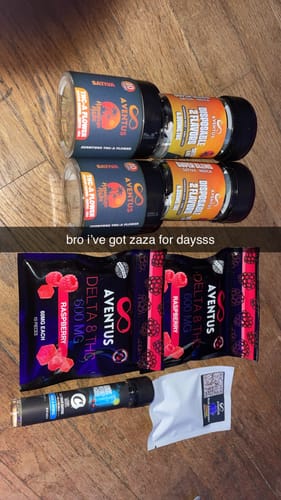 Customer photo review of AVENTUS8 THC-A Flower Hawaiian Haze 10g