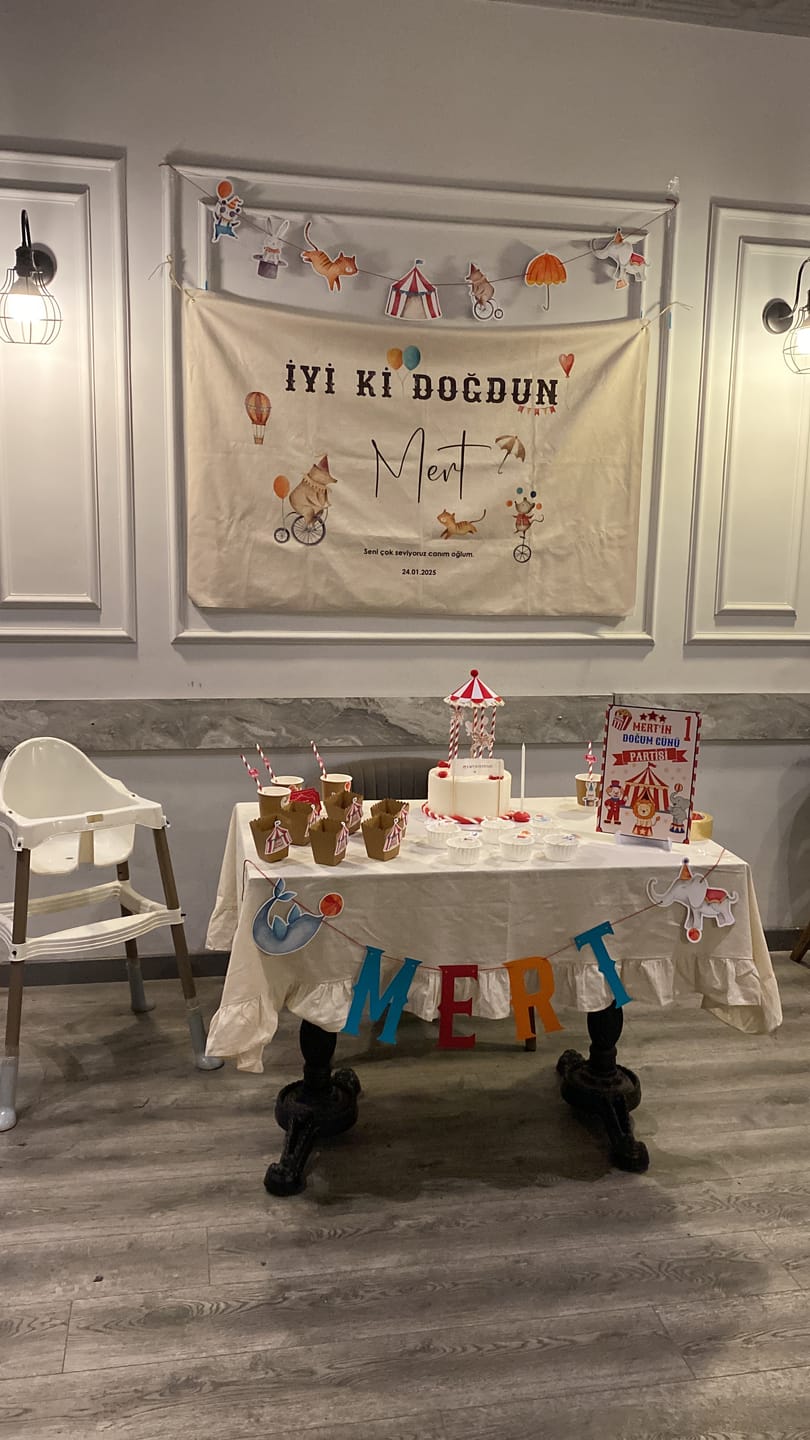 Customer photo review of Kişiselleştirilebilir Doğum Günü Örtüsü (#32)